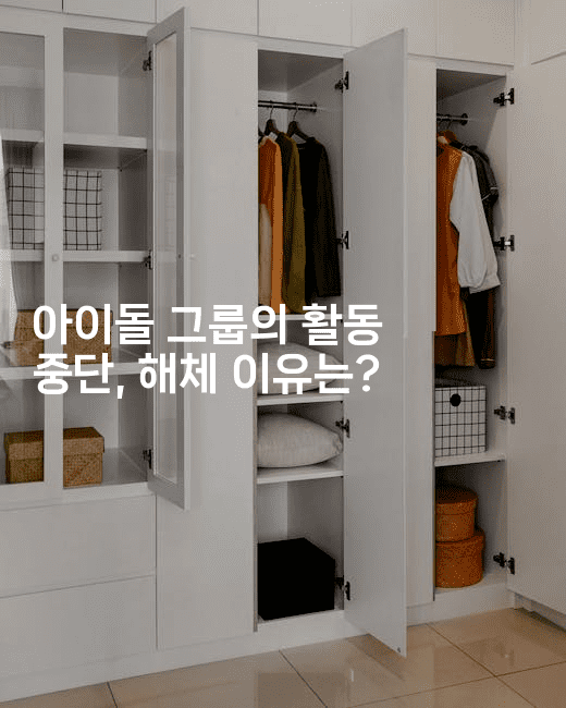 아이돌 그룹의 활동 중단, 해체 이유는?2-별빛소리
