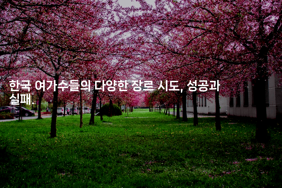한국 여가수들의 다양한 장르 시도, 성공과 실패.
2-별빛소리